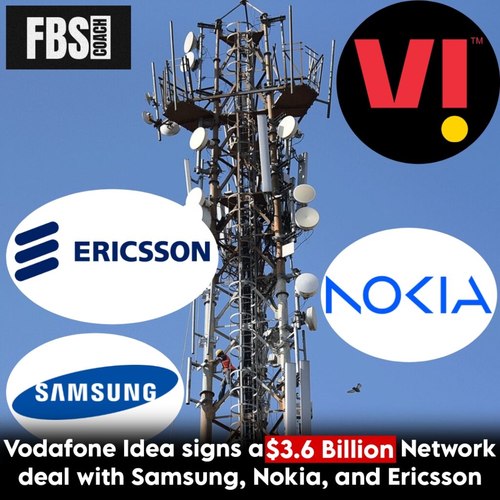 Vodafone Idea secure $3.6 Billion Network Deal with Samsung, Nokia, and Ericsson
